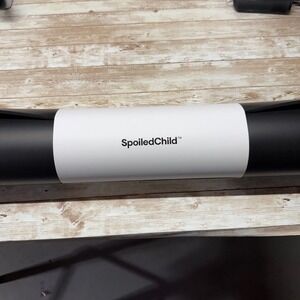 SpoiledChild Essential Yoga Mat Black Natural Rubber 6ft x 2ft